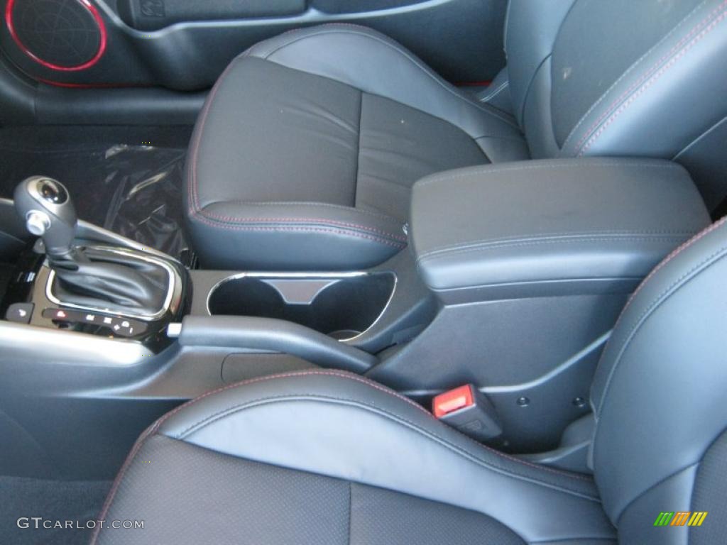 Black Sport Interior 2011 Kia Forte Koup SX Photo #46252552