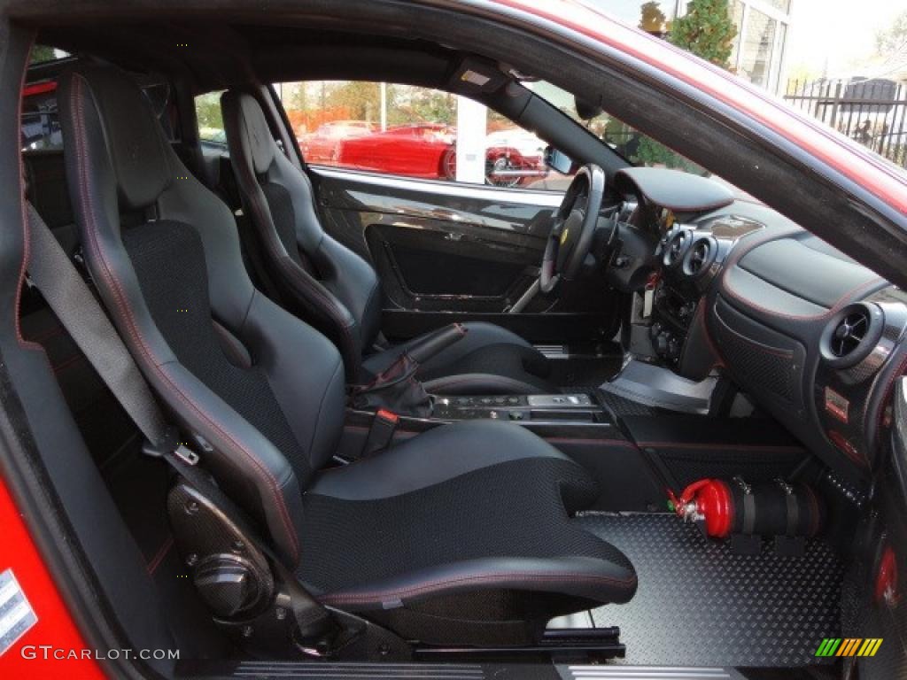 Black Interior 2009 Ferrari F430 Scuderia Coupe Photo #46252612