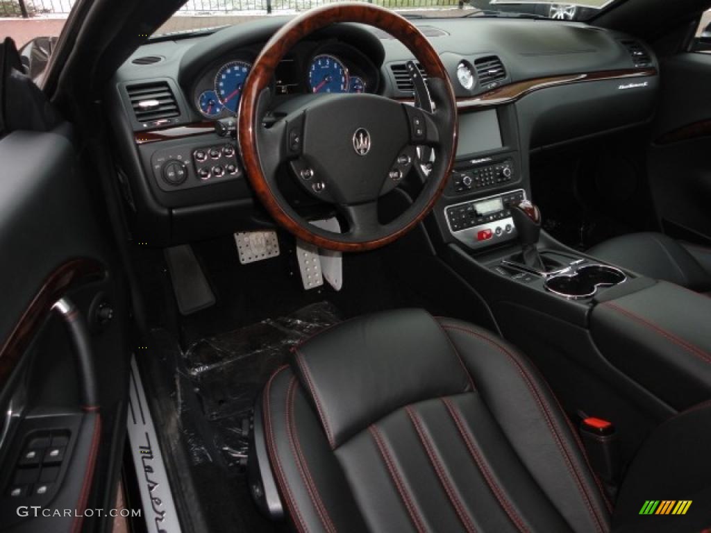Nero Interior 2011 Maserati GranTurismo Convertible GranCabrio Photo #46252834