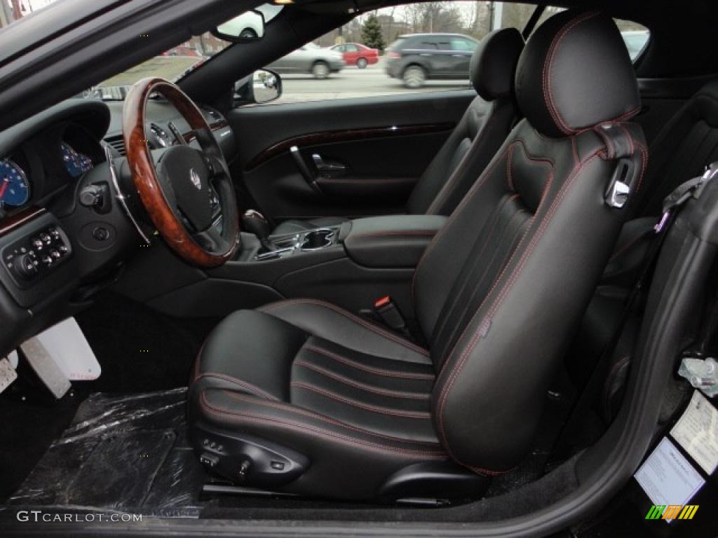 Nero Interior 2011 Maserati GranTurismo Convertible GranCabrio Photo #46252846