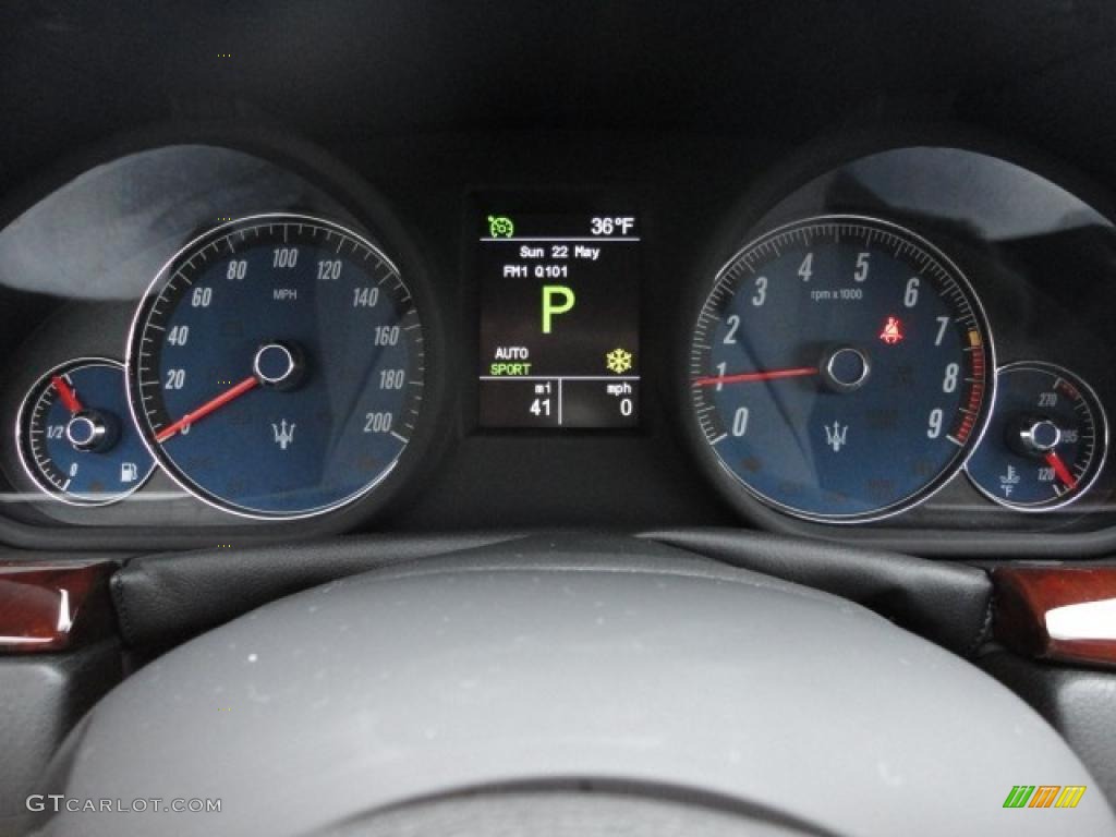 2011 Maserati GranTurismo Convertible GranCabrio Gauges Photo #46252882