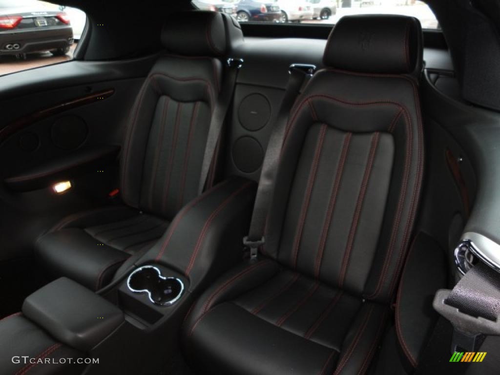 Nero Interior 2011 Maserati GranTurismo Convertible GranCabrio Photo #46253074