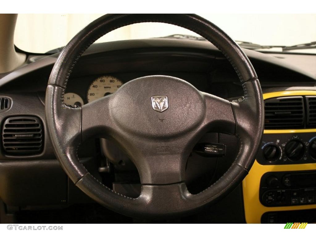 2004 Dodge Neon R/T Dark Slate Gray Steering Wheel Photo #46253869