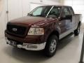 2005 Dark Toreador Red Metallic Ford F150 XLT SuperCab 4x4  photo #1