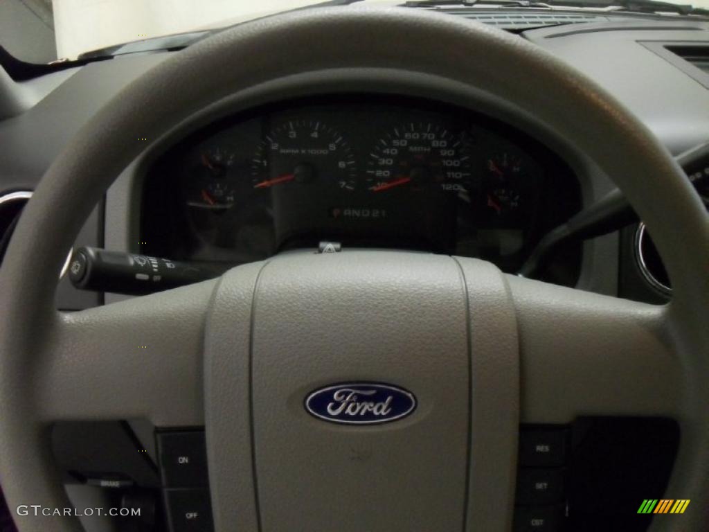 2005 F150 XLT SuperCab 4x4 - Dark Toreador Red Metallic / Medium Flint Grey photo #13