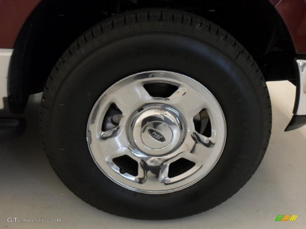2005 F150 XLT SuperCab 4x4 - Dark Toreador Red Metallic / Medium Flint Grey photo #24