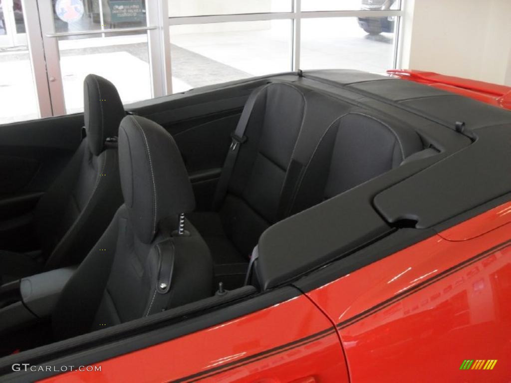 Black Interior 2011 Chevrolet Camaro LT/RS Convertible Photo #46255330