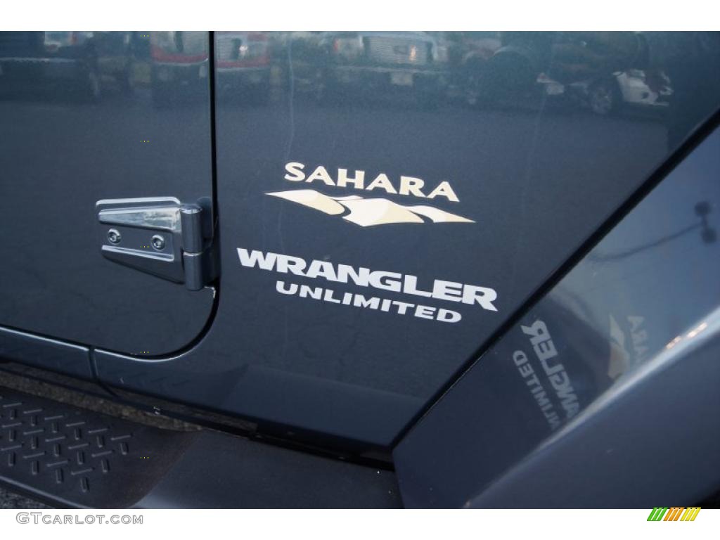 2007 Wrangler Unlimited Sahara - Steel Blue Metallic / Dark Slate Gray/Medium Slate Gray photo #19