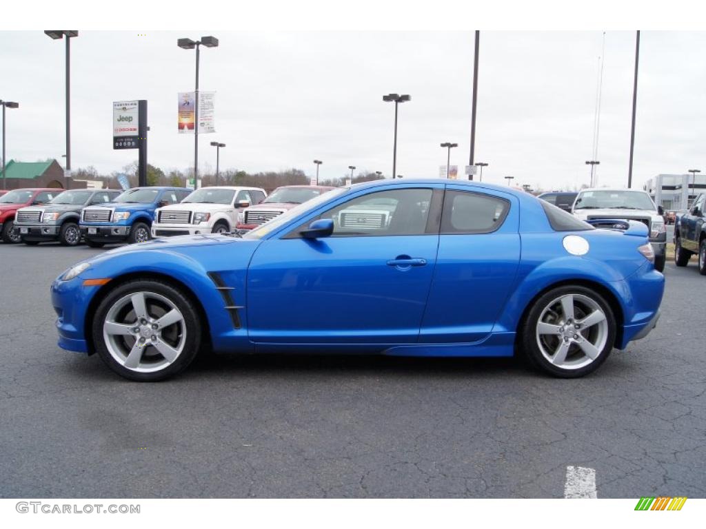 Winning Blue Metallic 2004 Mazda RX-8 Standard RX-8 Model Exterior Photo #46256188