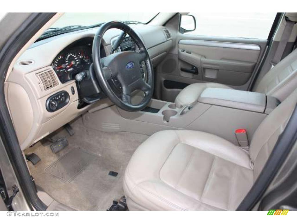 2004 Explorer XLT 4x4 - Mineral Grey Metallic / Graphite photo #8