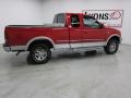 1998 Bright Red Ford F150 Lariat SuperCab 4x4  photo #17