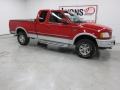 1998 Bright Red Ford F150 Lariat SuperCab 4x4  photo #20