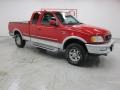 1998 Bright Red Ford F150 Lariat SuperCab 4x4  photo #22