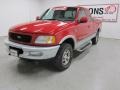 1998 Bright Red Ford F150 Lariat SuperCab 4x4  photo #26