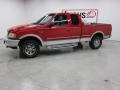 1998 Bright Red Ford F150 Lariat SuperCab 4x4  photo #29