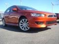 2010 Rotor Glow Orange Metallic Mitsubishi Lancer Sportback GTS  photo #1