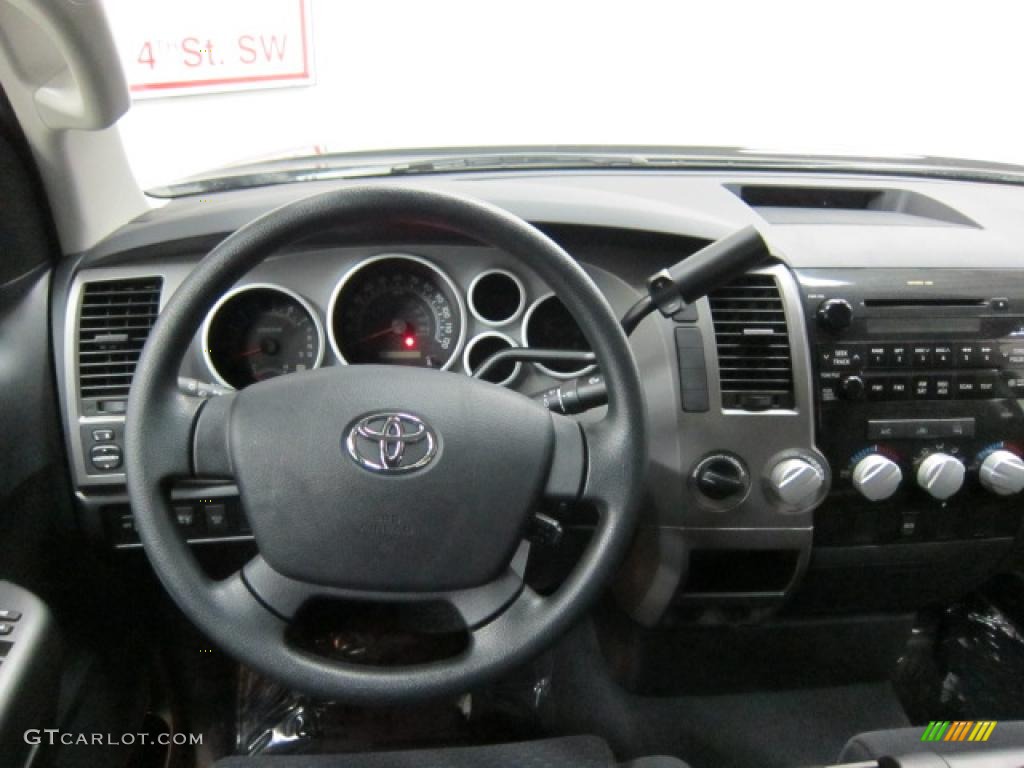 2011 Tundra Double Cab 4x4 - Black / Black photo #6