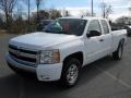 2008 Summit White Chevrolet Silverado 1500 LT Extended Cab 4x4  photo #1