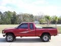 1993 Garnet Red Pearl Toyota Pickup Deluxe Extended Cab 4x4  photo #6
