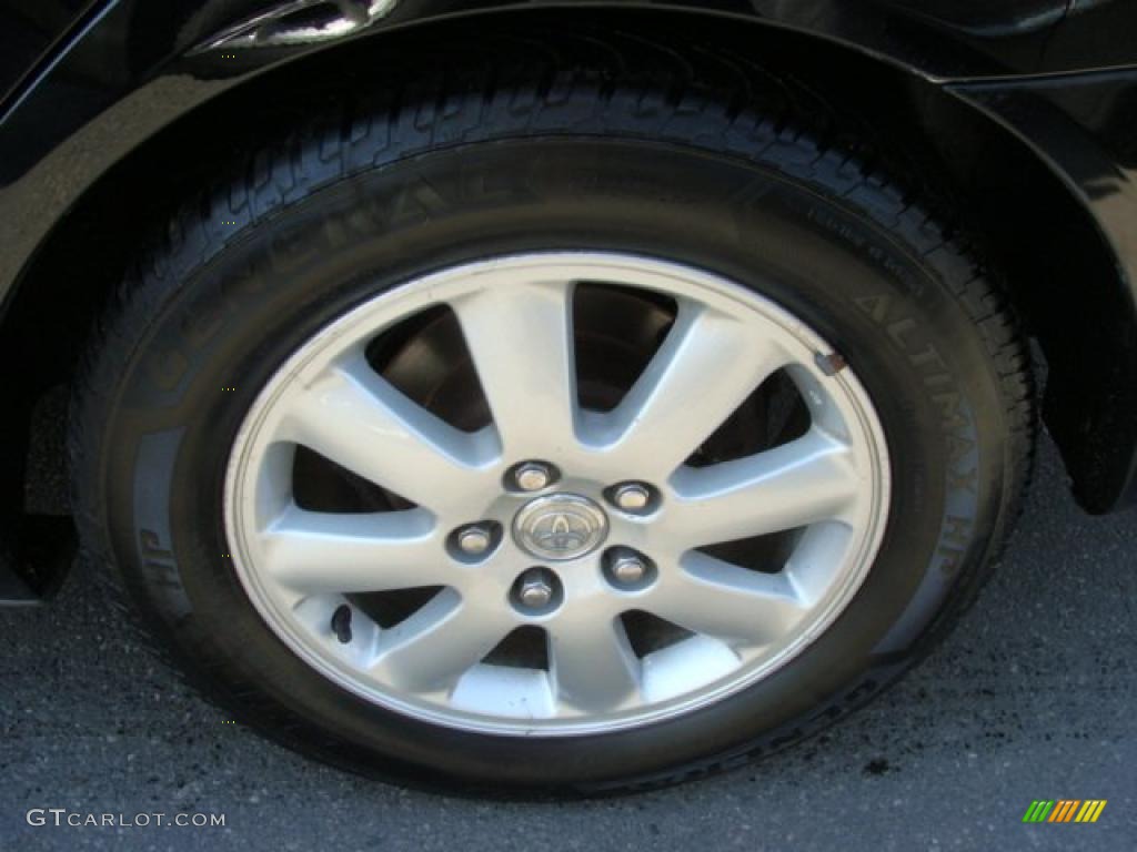 2003 Camry XLE - Black / Taupe photo #14