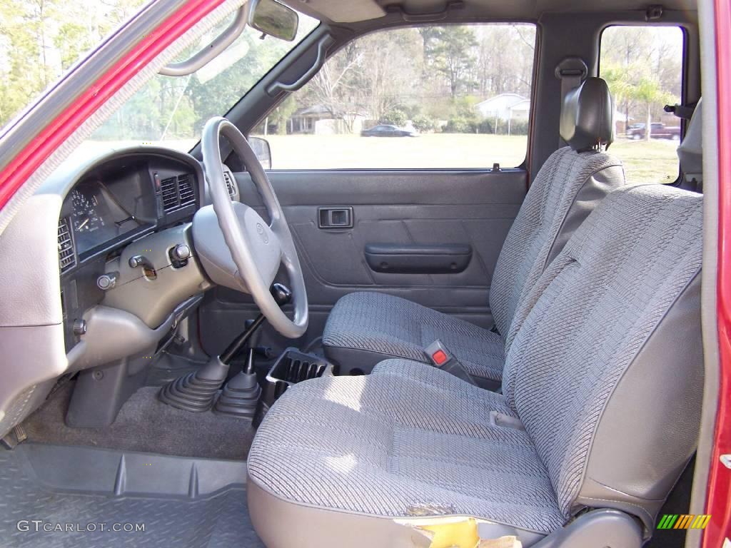 1993 Pickup Deluxe Extended Cab 4x4 - Garnet Red Pearl / Gray photo #9