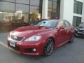 2009 Matador Red Mica Lexus IS F  photo #1