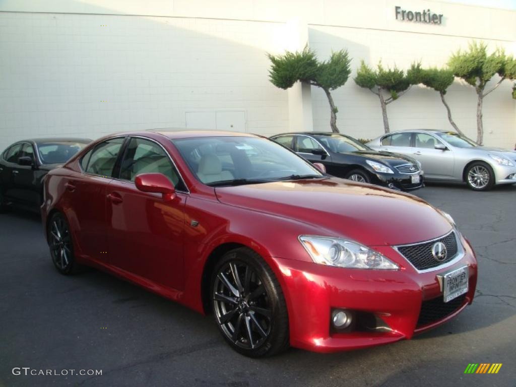 Matador Red Mica 2009 Lexus IS F Exterior Photo #46260616