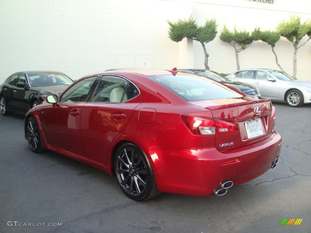 Matador Red Mica 2009 Lexus IS F Exterior Photo #46260697