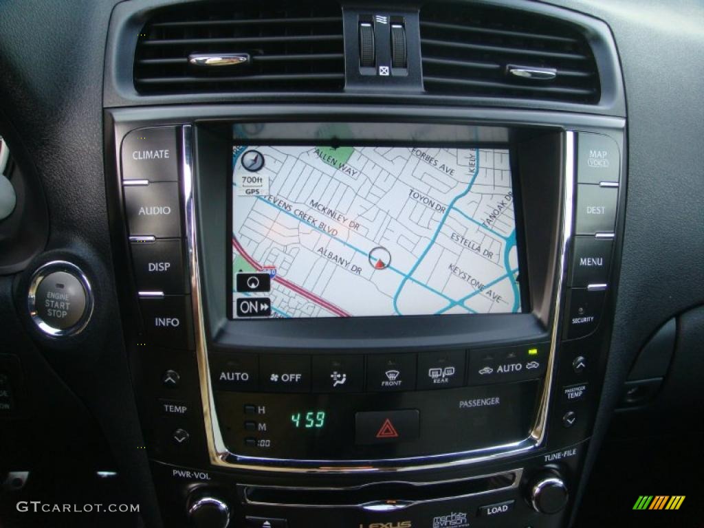 2009 Lexus IS F Navigation Photo #46260775