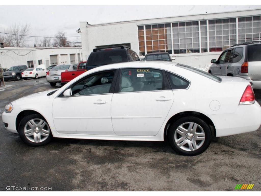2010 Impala LT - Summit White / Gray photo #9