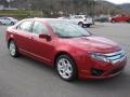 2011 Red Candy Metallic Ford Fusion SE  photo #4