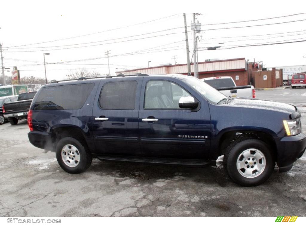 2009 Suburban LT 4x4 - Dark Blue Metallic / Ebony photo #4