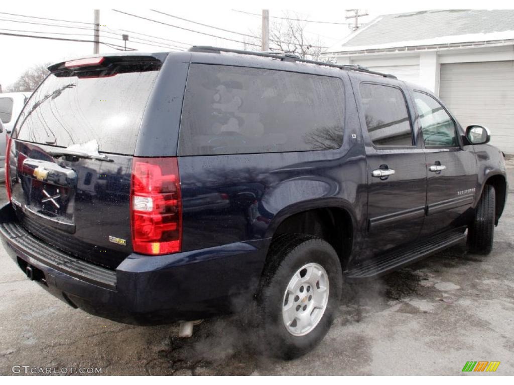 2009 Suburban LT 4x4 - Dark Blue Metallic / Ebony photo #5