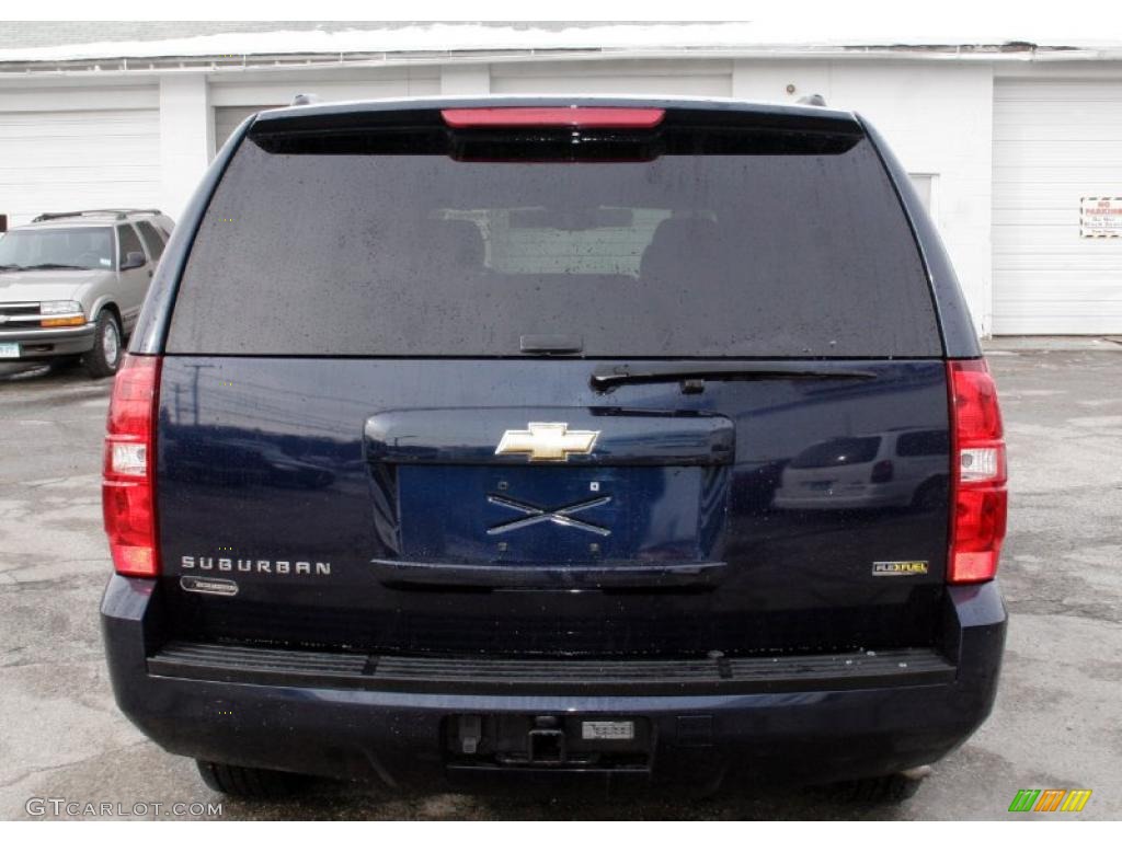 2009 Suburban LT 4x4 - Dark Blue Metallic / Ebony photo #6