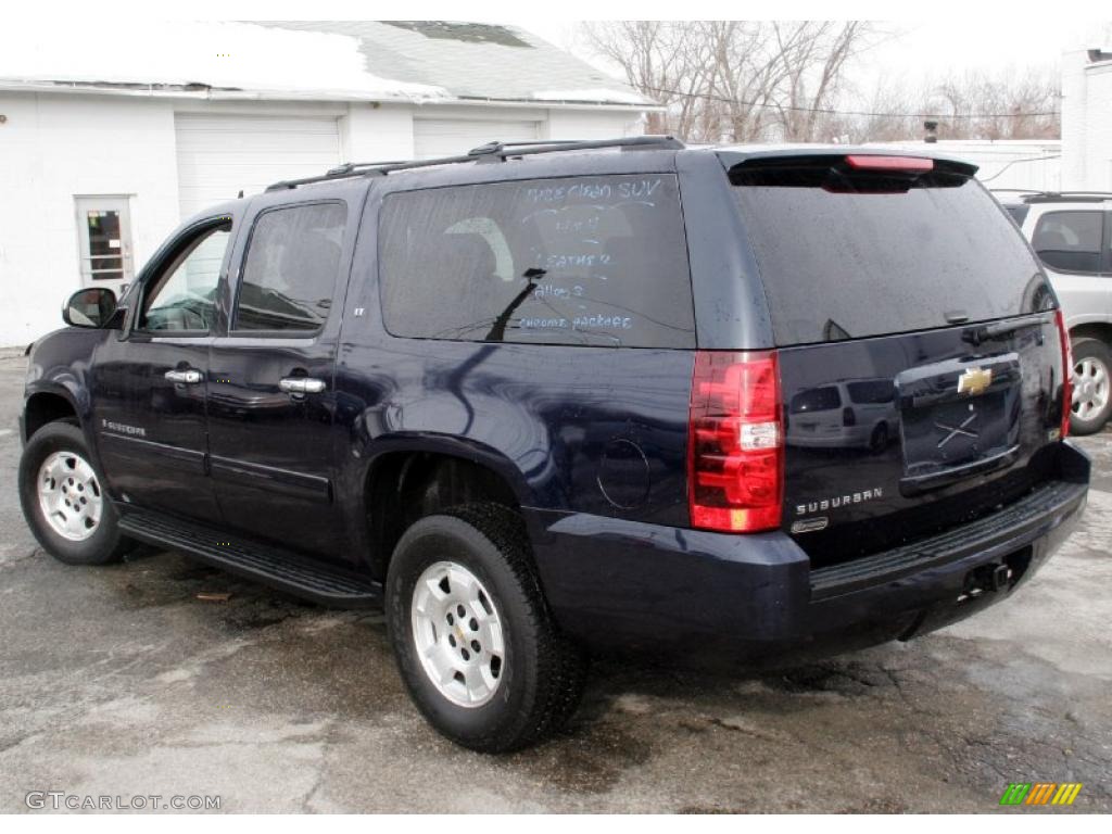 2009 Suburban LT 4x4 - Dark Blue Metallic / Ebony photo #8