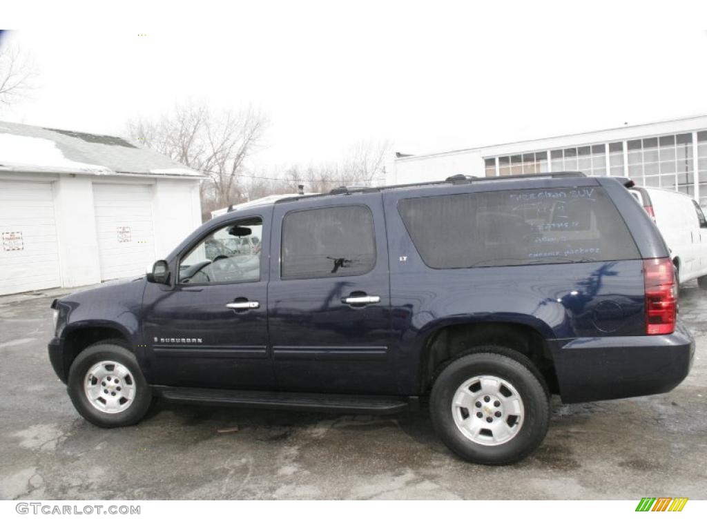 2009 Suburban LT 4x4 - Dark Blue Metallic / Ebony photo #9