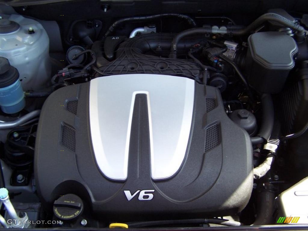 2010 Hyundai Santa Fe Limited 3.5 Liter DOHC 24-Valve V6 Engine Photo #46262985