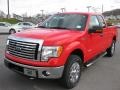 2011 Race Red Ford F150 XLT SuperCab 4x4  photo #2