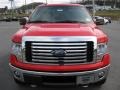 2011 Race Red Ford F150 XLT SuperCab 4x4  photo #3