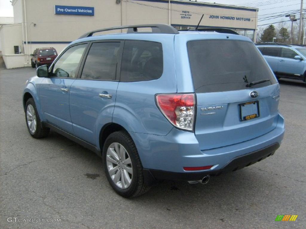 2011 Forester 2.5 X Limited - Sky Blue Metallic / Platinum photo #8