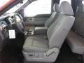 Steel Gray 2011 Ford F150 XLT SuperCab 4x4 Interior Color