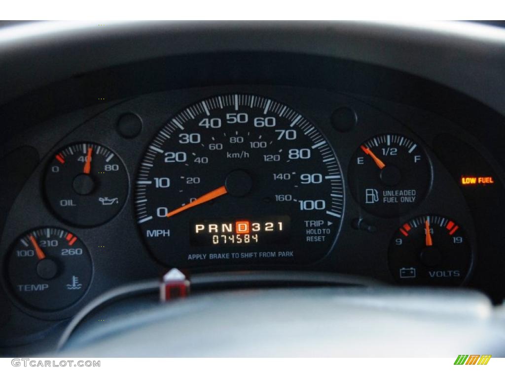 2005 Chevrolet Astro LS Passenger Van Gauges Photos