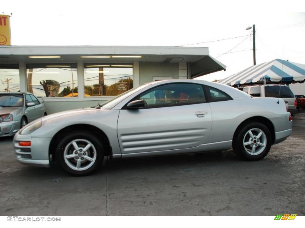 2000 Eclipse RS Coupe - Sterling Silver Metallic / Black photo #1