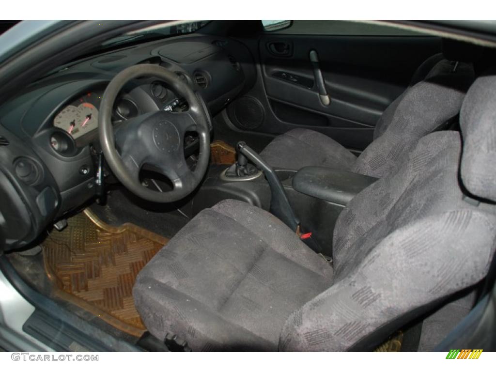 Black Interior 2000 Mitsubishi Eclipse RS Coupe Photo #46265545