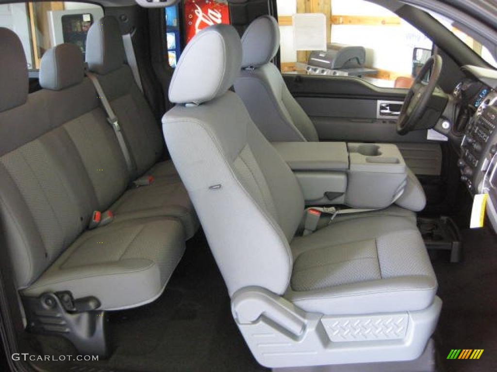 Steel Gray Interior 2011 Ford F150 XLT SuperCab 4x4 Photo #46266196