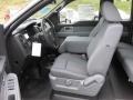 Steel Gray 2011 Ford F150 XL SuperCab 4x4 Interior Color