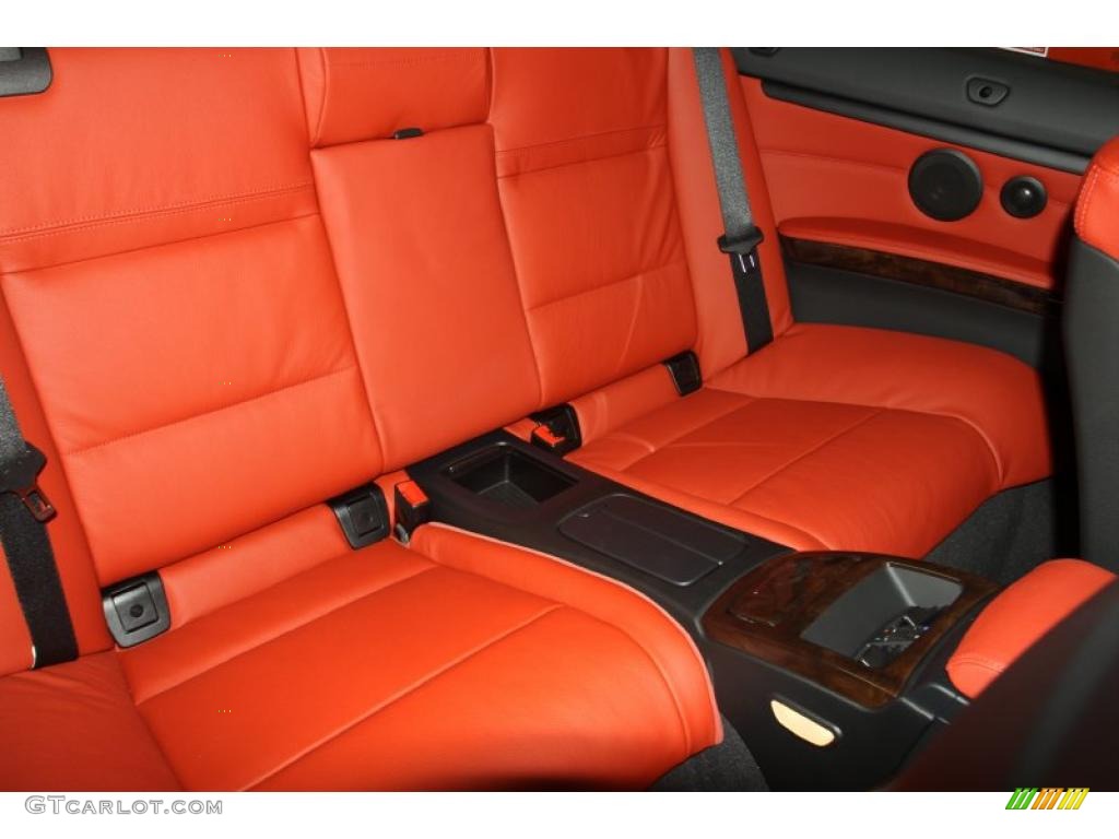2011 3 Series 328i Convertible - Mineral White Metallic / Coral Red/Black Dakota Leather photo #15