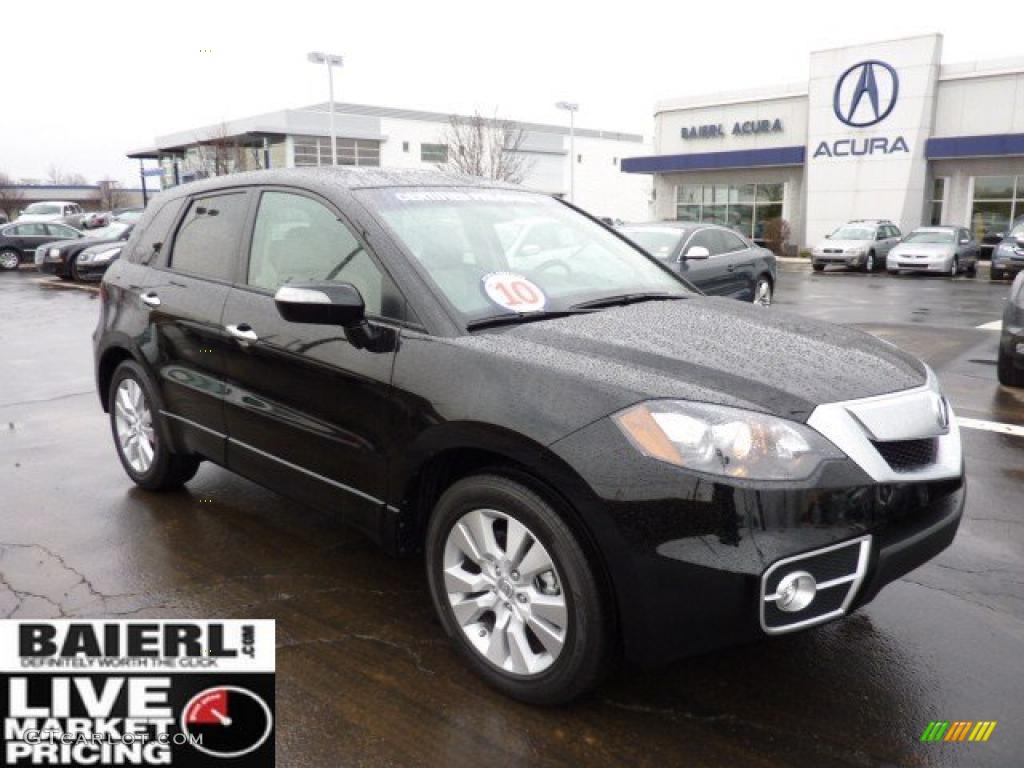 2010 RDX SH-AWD Technology - Crystal Black Pearl / Taupe photo #1