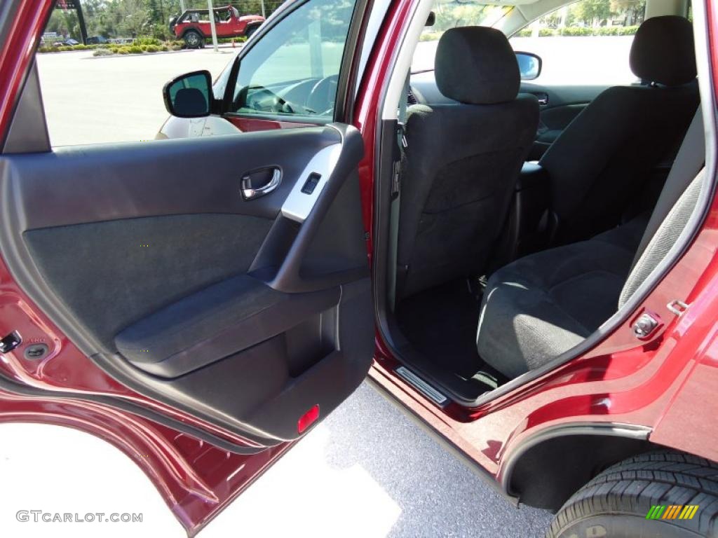 2010 Murano SL AWD - Merlot Red Metallic / Black photo #7