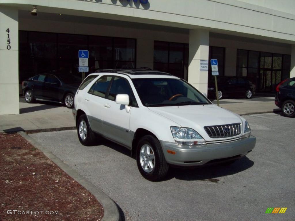 2001 RX 300 - White Gold Crystal / Ivory photo #10